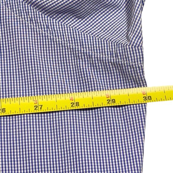 Ralph Lauren Shirt 3XLT Tall Blue White Gingham Check Long Sleeve Button Down - Picture 5 of 9